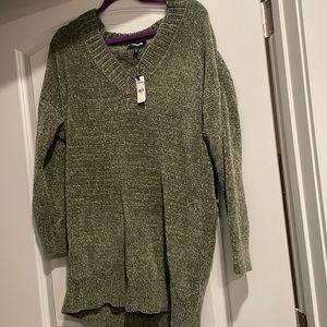 Express green sweater dress NEW WITH TAGS